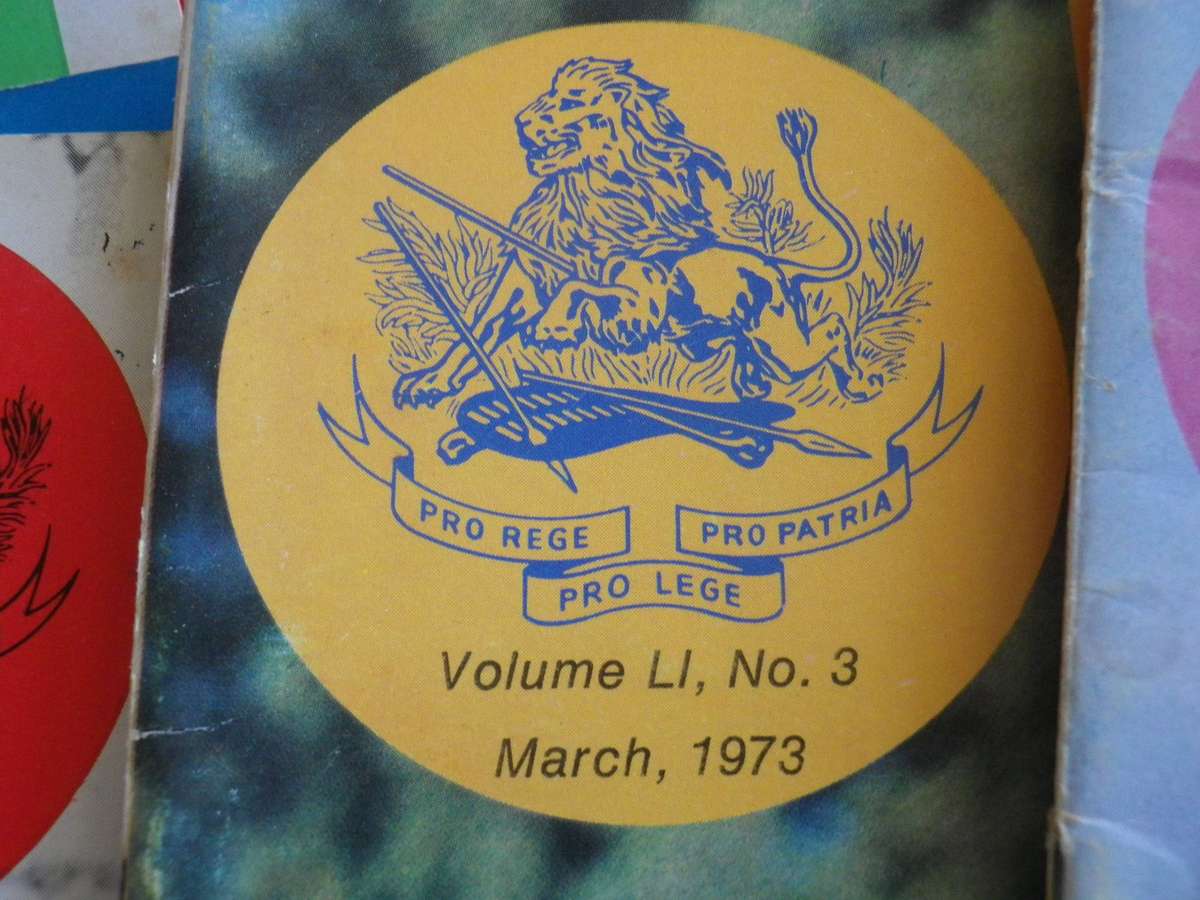 RHODESIA BSAP - OUTPOST MAGAZINES 1973 - ALL 12 MONTHS     (359)