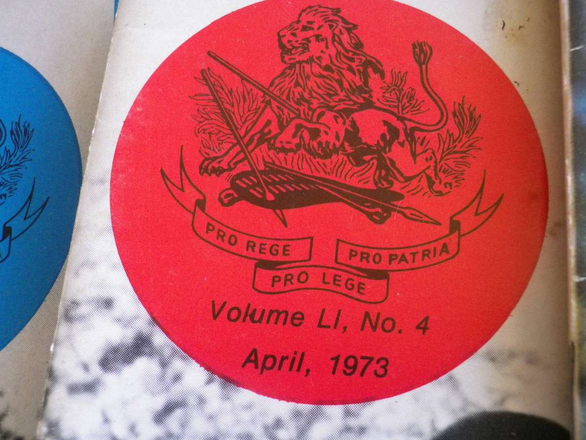 RHODESIA BSAP - OUTPOST MAGAZINES 1973 - ALL 12 MONTHS     (359)