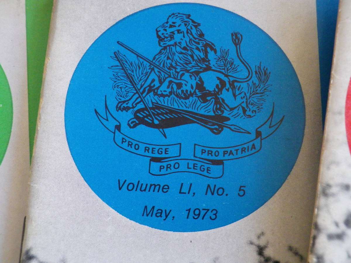 RHODESIA BSAP - OUTPOST MAGAZINES 1973 - ALL 12 MONTHS     (359)