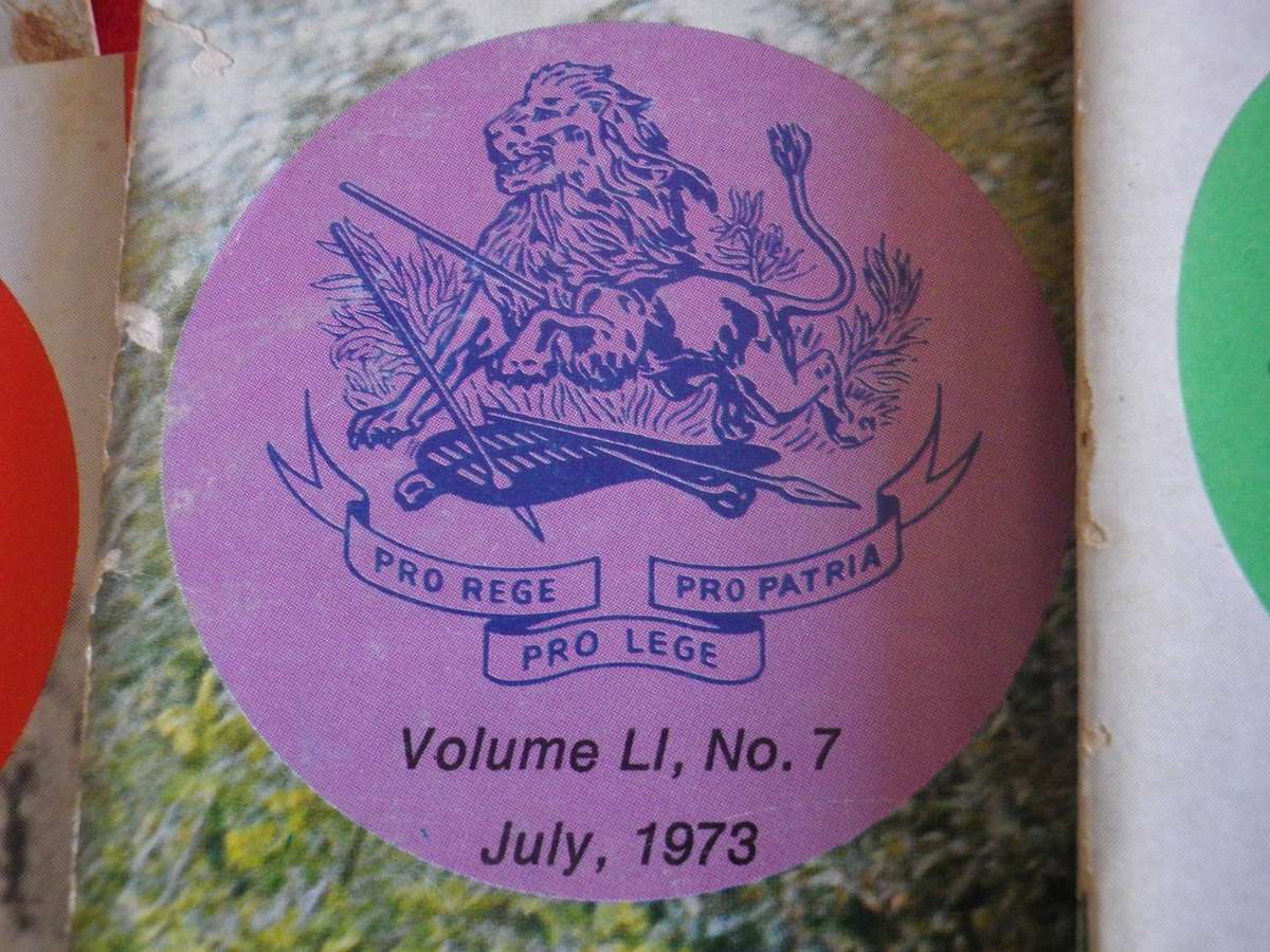 RHODESIA BSAP - OUTPOST MAGAZINES 1973 - ALL 12 MONTHS     (359)
