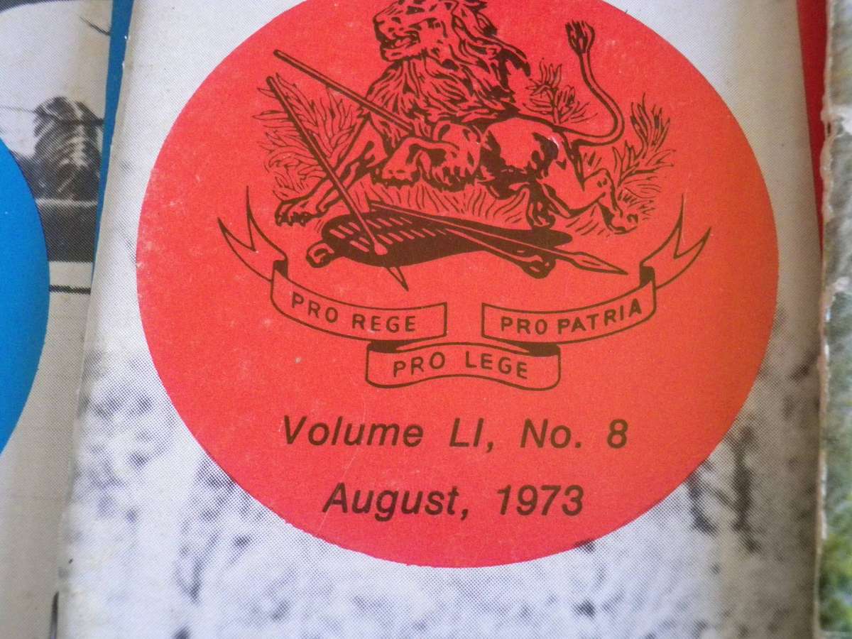 RHODESIA BSAP - OUTPOST MAGAZINES 1973 - ALL 12 MONTHS     (359)