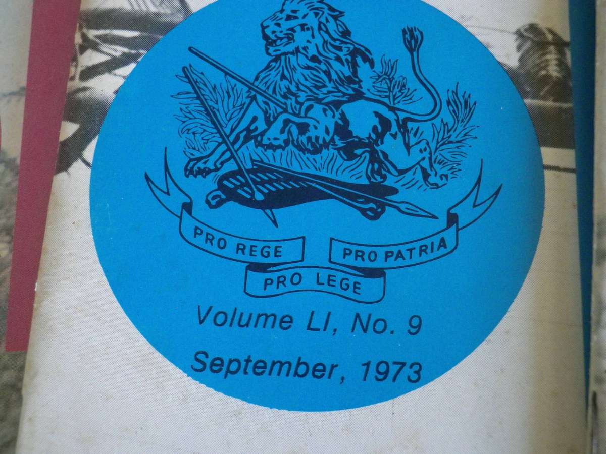 RHODESIA BSAP - OUTPOST MAGAZINES 1973 - ALL 12 MONTHS     (359)