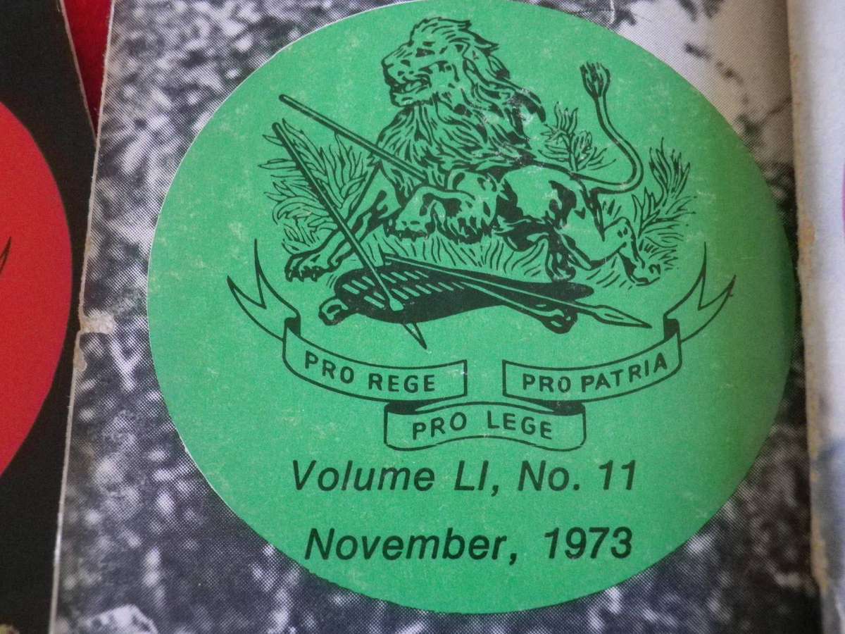 RHODESIA BSAP - OUTPOST MAGAZINES 1973 - ALL 12 MONTHS     (359)