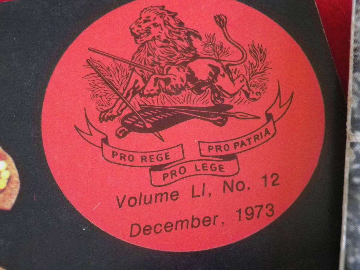 RHODESIA BSAP - OUTPOST MAGAZINES 1973 - ALL 12 MONTHS     (359)