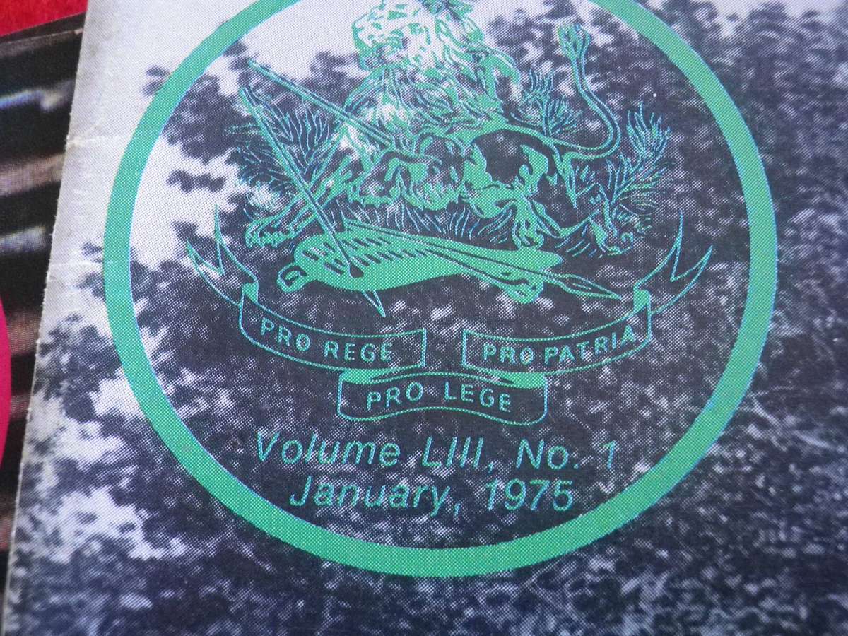 RHODESIA BSAP - OUTPOST MAGAZINES 1975 -  OCTOBER MISSING, DECEMBER DAMAGED COVER       (361)