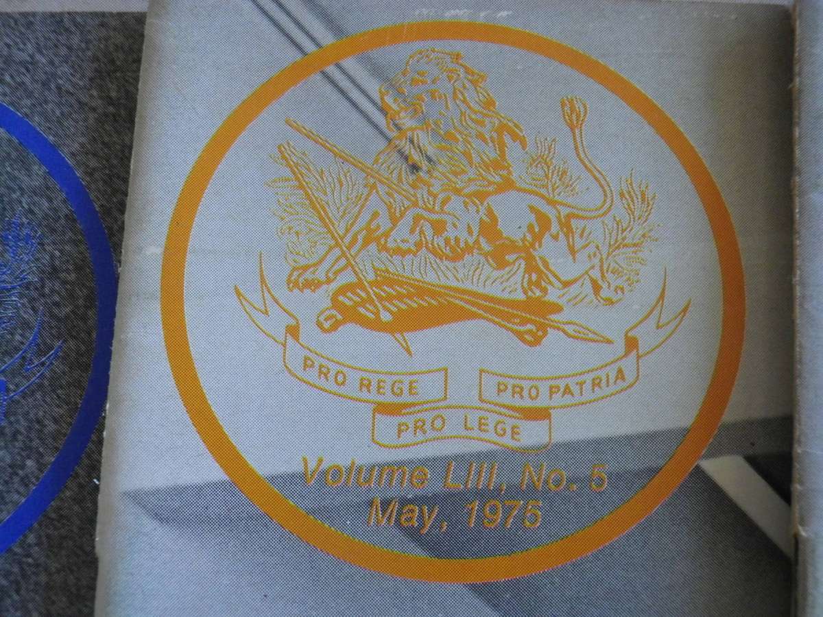 RHODESIA BSAP - OUTPOST MAGAZINES 1975 -  OCTOBER MISSING, DECEMBER DAMAGED COVER       (361)