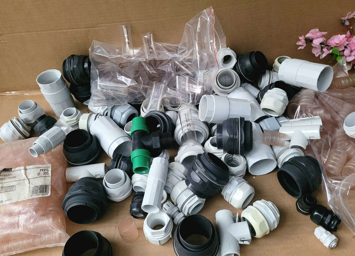 UNUSED... 247x ASSORTED PVC Fittings. (Bid Per Piece-To Take All 247x)