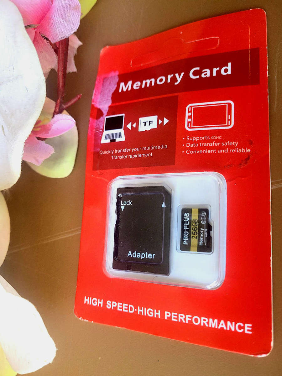 256 GB High Speed Micro SD Card (With Adaptor)