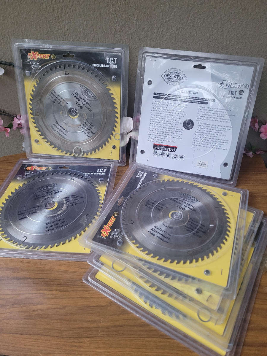 AS USED..250mm Circular Saw Blades. Former Display Items With Some Dust/Rust . (Bid Per Piece)