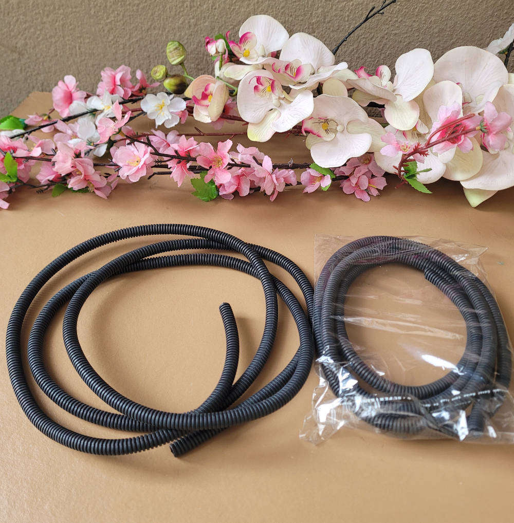 Flexible Split Cable Sleeving Conduit-As Pictured  2mx8mm. (Bid Per Piece-To Take Both)