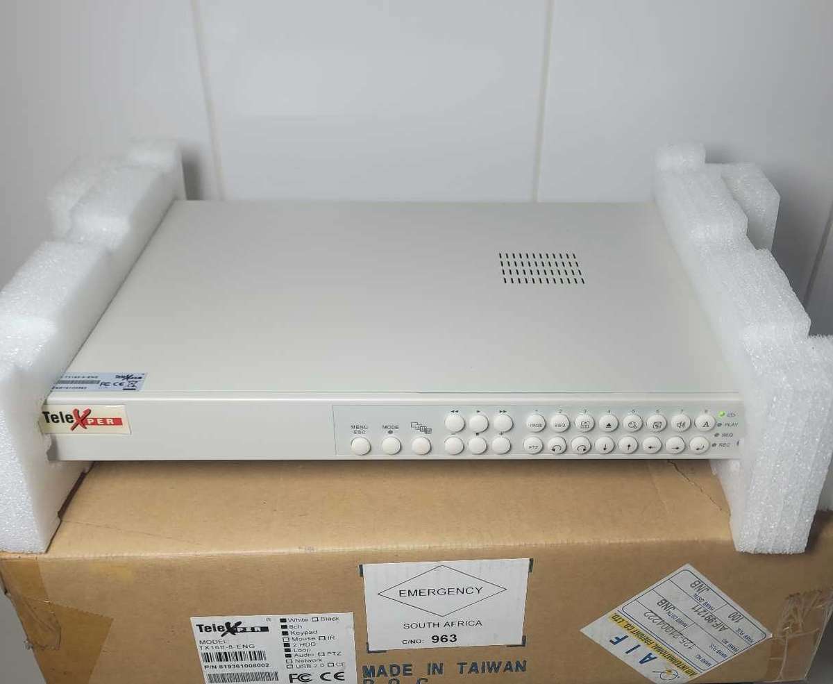 UNUSED TeleXper (TX168-4-ENG) 8-Channel Digital Video Transcoder (UNIT & INSTALLATION DISC ONLY)