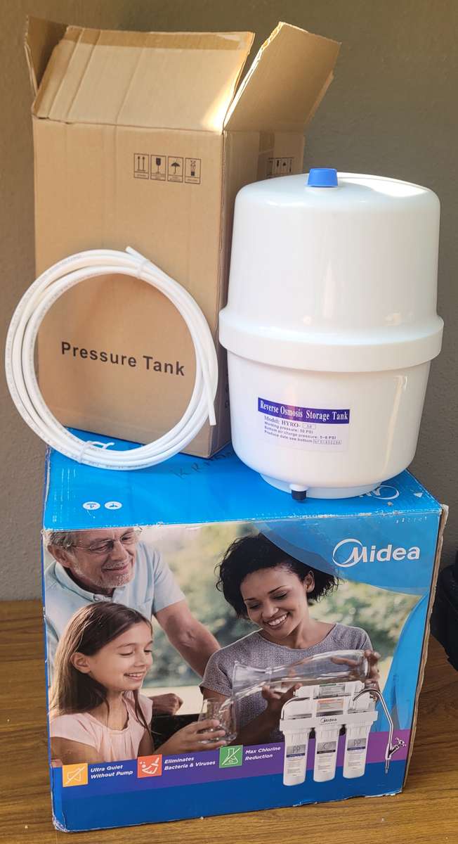 Replacement R/O Pressure TANK ONLY - NO PIPE (Model HYRO 3.0) For MIDEA 5-Stage Water Filtration Kit