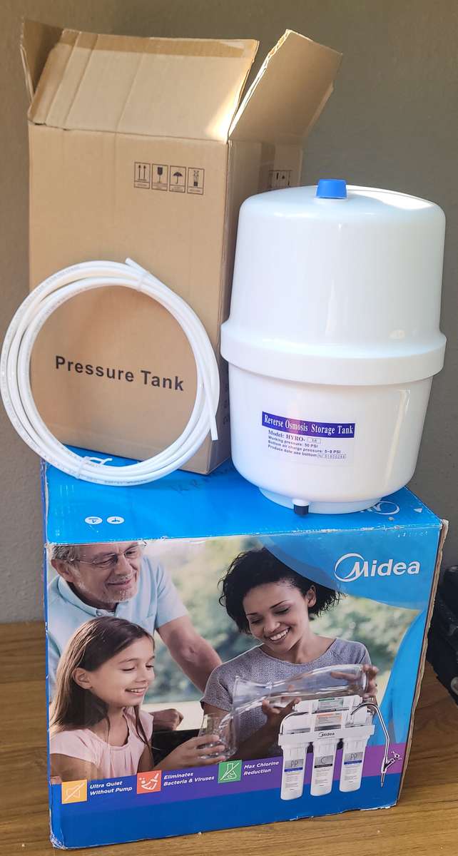 Replacement R/O Pressure TANK ONLY - NO PIPE (Model HYRO 3.0) For MIDEA 5-Stage Water Filtration Kit