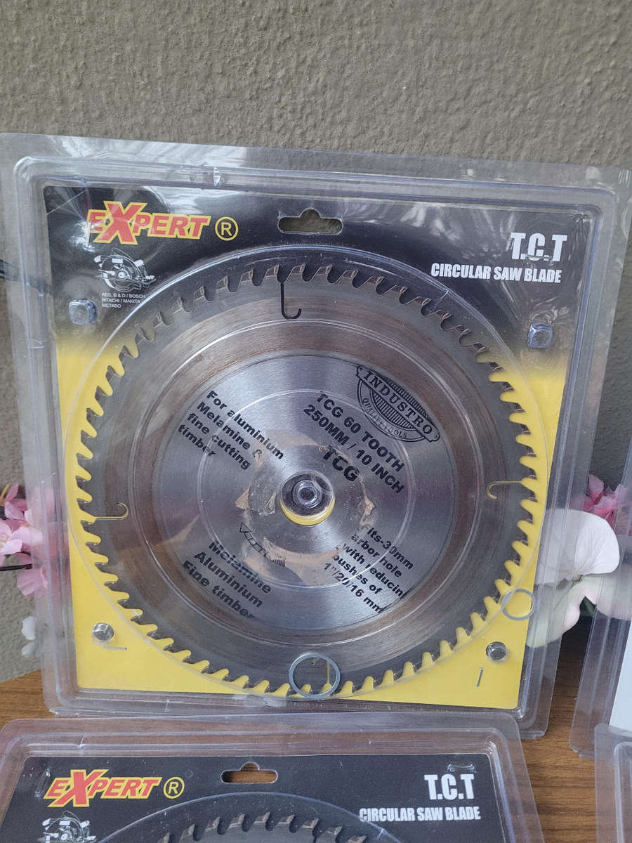 AS USED..250mm Circular Saw Blades. Former Display Items With Some Dust/Rust . (Bid Per Piece)