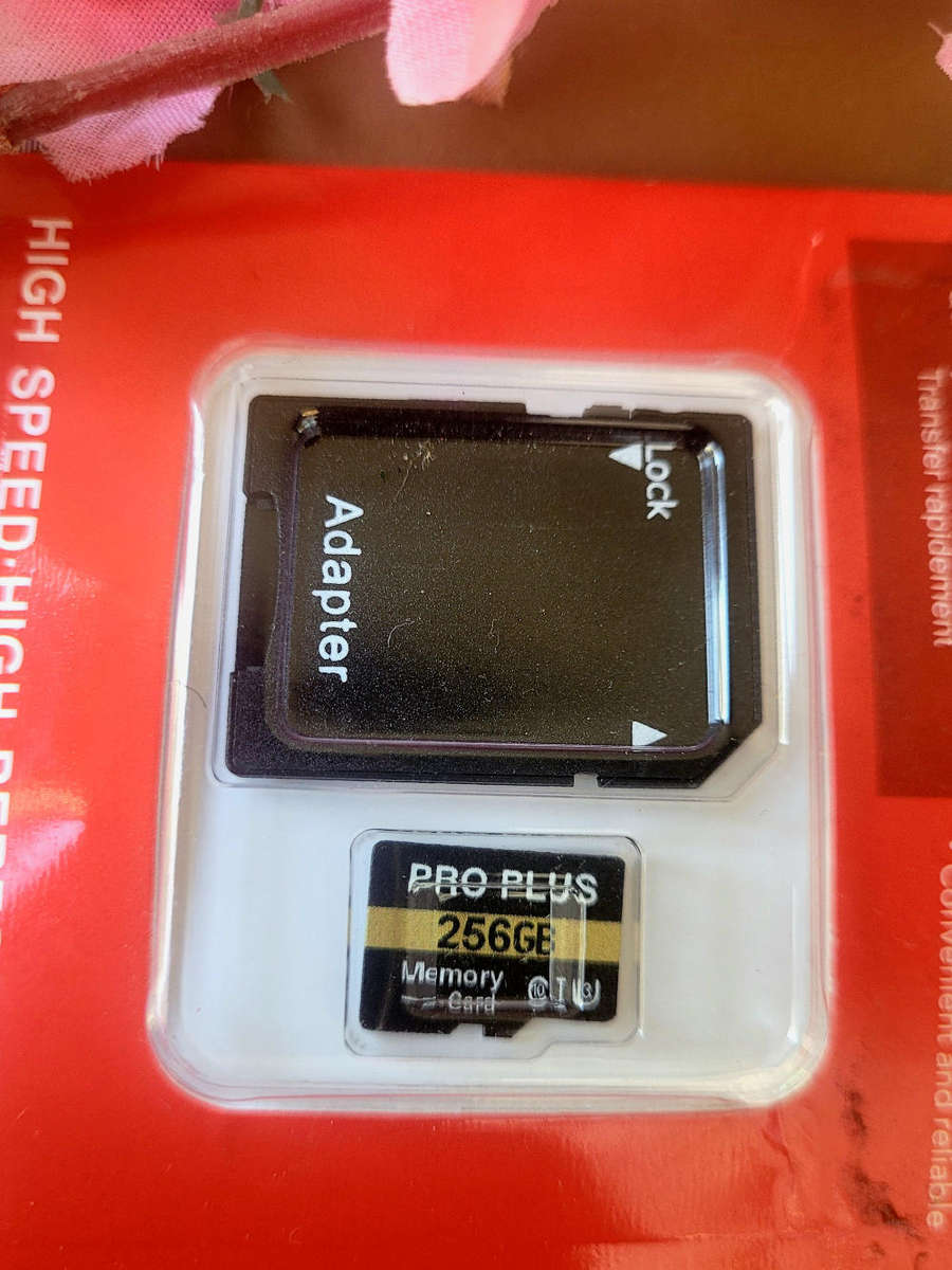 256 GB High Speed Micro SD Card (With Adaptor)