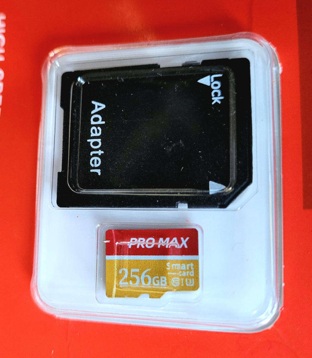 256 GB High Speed Micro SD Card (With Adaptor)