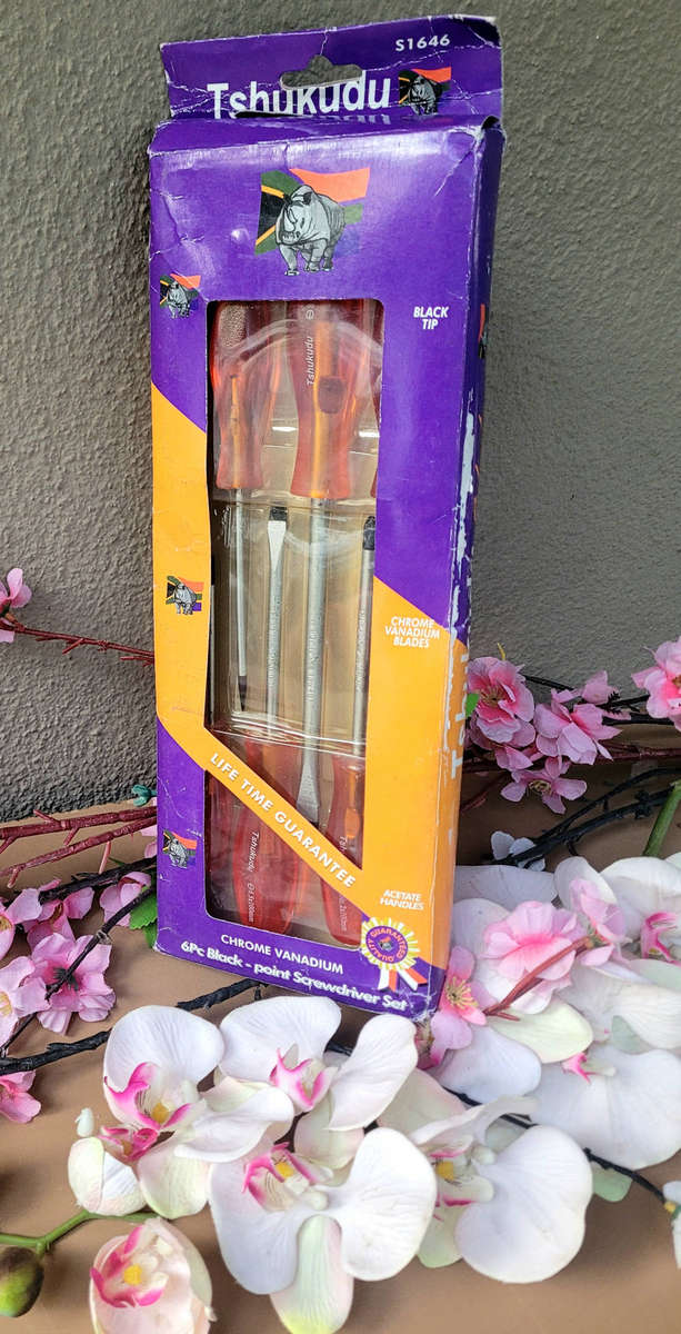 Chrome Vanadium Magnetic-Tipped Screw Driver Set