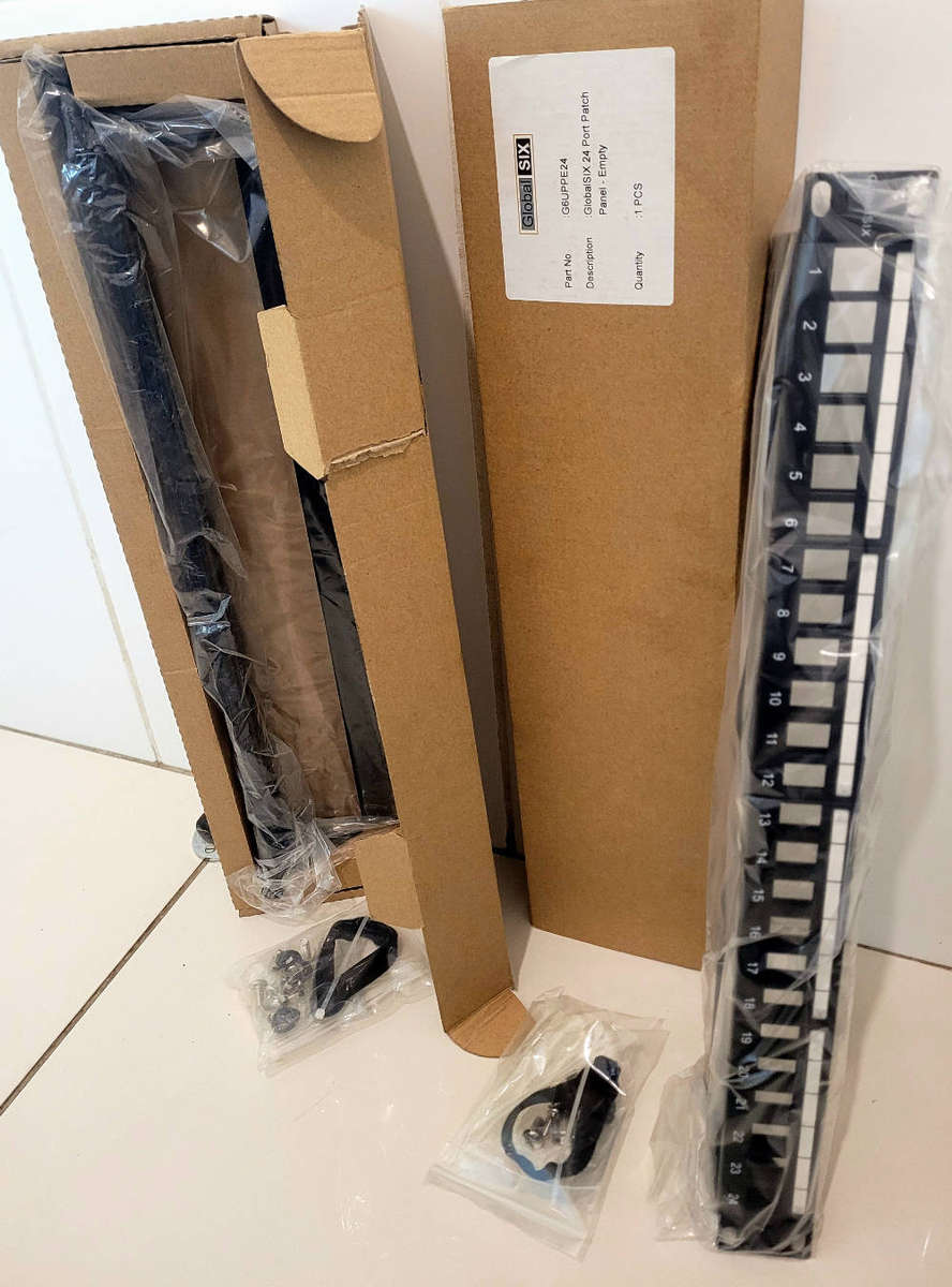 UNUSED...GLOBAL SIX 24-Port Patch Panel (Bid Per Piece )