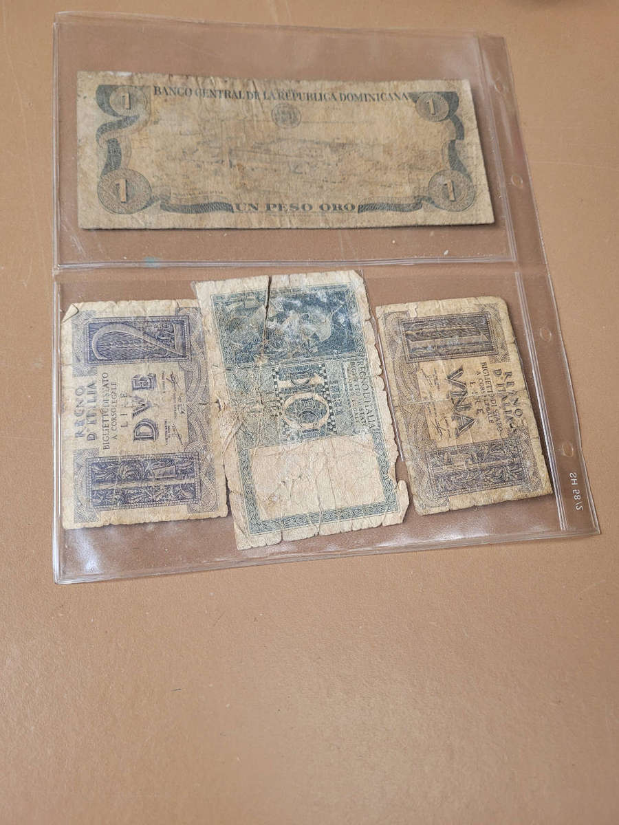 WORLD BANK NOTES #6 (As Pictured) Well Circulated (Bid Per Piece-To Take All 4x)