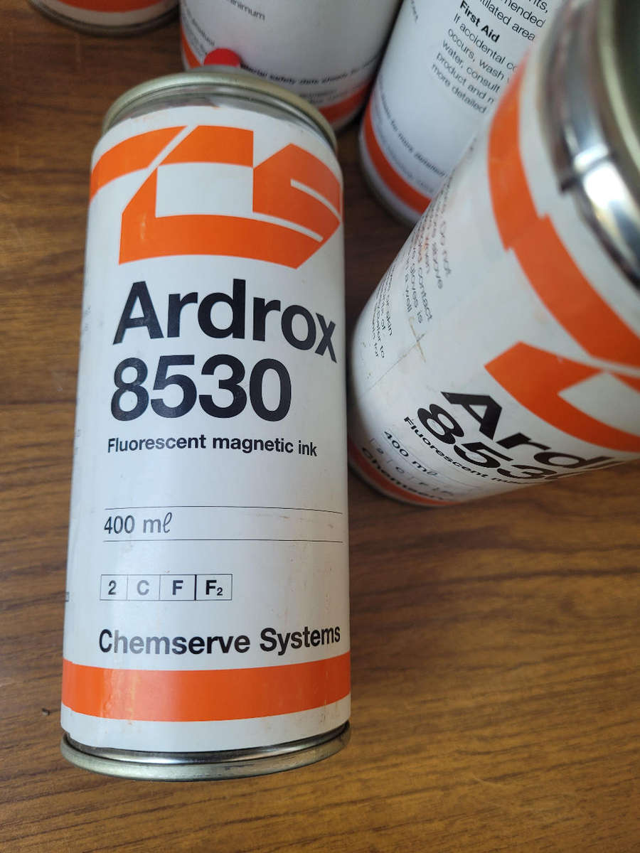 UNUSED... ARDROX Fluorescent Ink Aerosol. (No Cap As Pictured) Bid Per Can