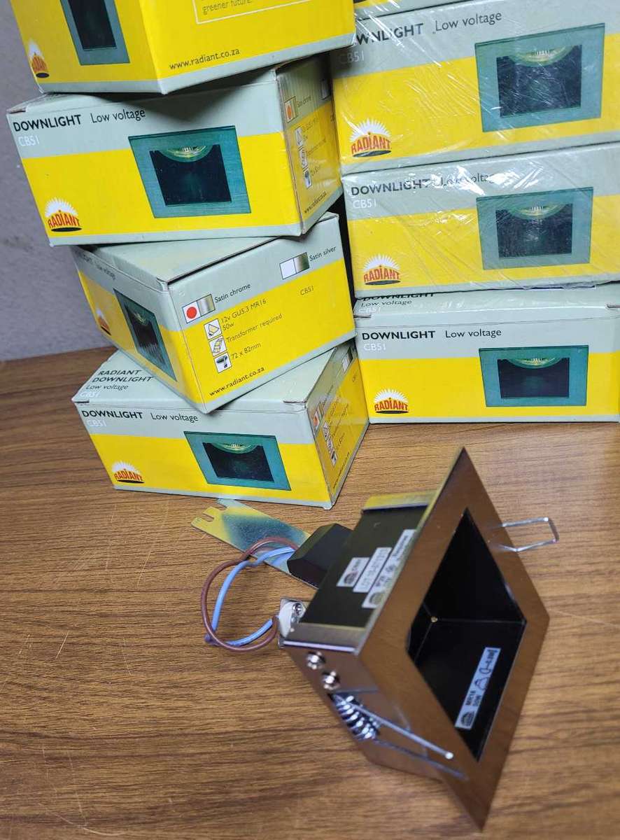 RADIANT Stainless Steel Low Voltage Down Light (CB51).   Bid Per Piece