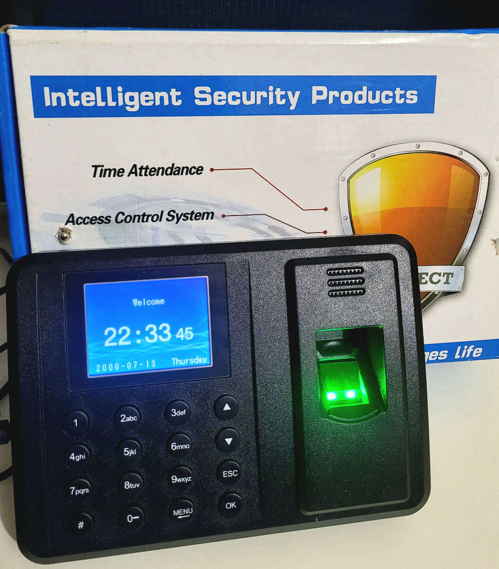 Biometric Fingerprint Time Attendance Machine. (Bid Per Piece-To Take Both)