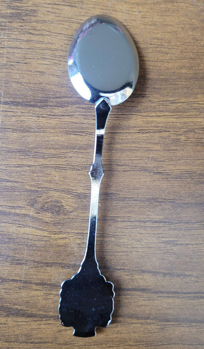Various Souvenir  Decorative Spoons In A Velvet-Line Box (As Pictured)