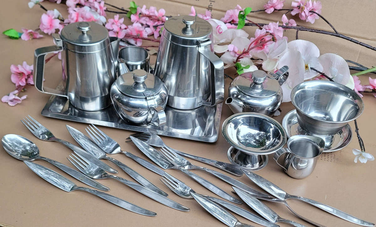 Mixed Good-Used Stainless Steel Cutlery-As Pictured