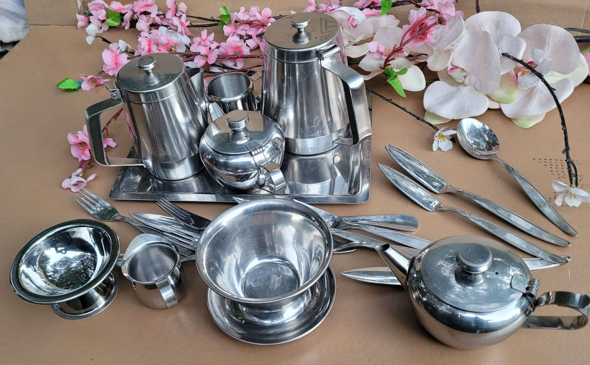 Mixed Good-Used Stainless Steel Cutlery-As Pictured