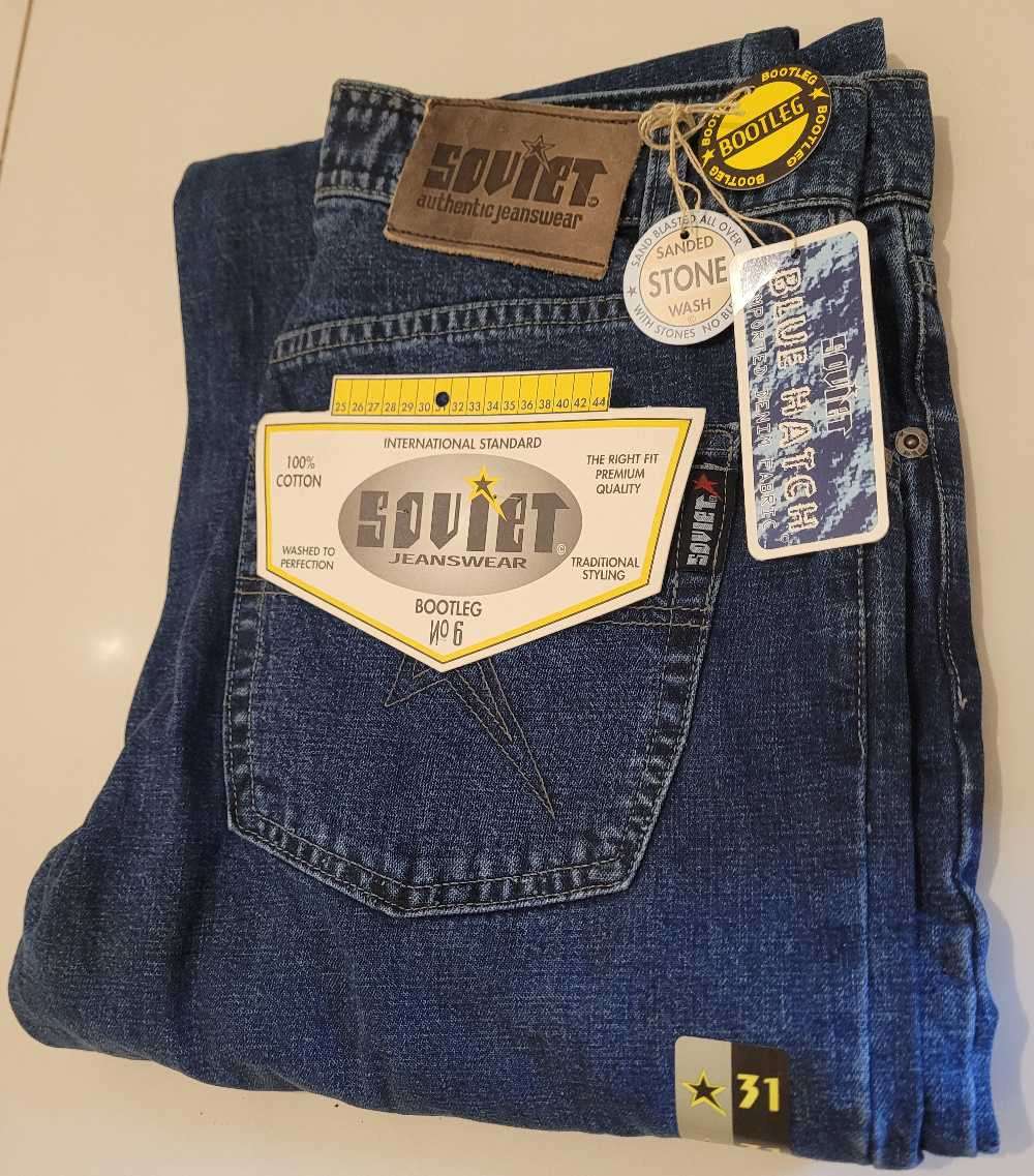 Size 31 Soviet Bootleg No.6 Stone-Wash Jeans