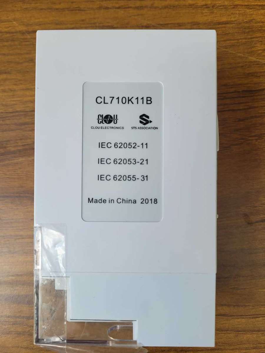 UNUSED...Single-Phase Din Rail Pre-Paid Electricity Meter (CL710K11B)