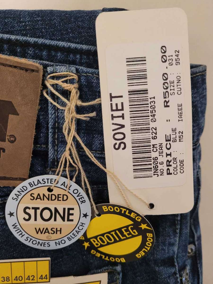 Size 31 Soviet Bootleg No.6 Stone-Wash Jeans