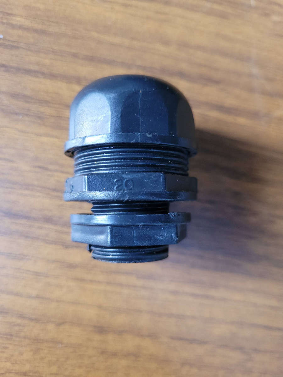 UNUSED...PVC M20 Nylon Cable Gland. ( Bid Per Piece-To Take all 80x)