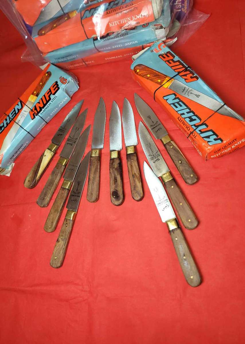 UNUSED...Japanese Super-Sharp HAND-MADE Kitchen/Bush Knives.  (Bid Per Knife -To Take 12x OR More)