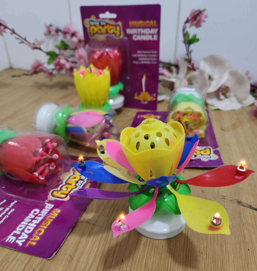 Musical Birthday Party Candle. (Bid Per Piece -To Take All 10x)