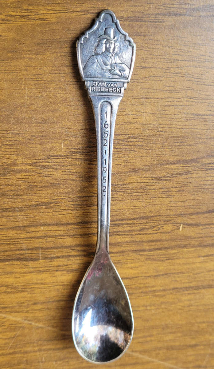 Various Souvenir  Decorative Spoons In A Velvet-Line Box (As Pictured)