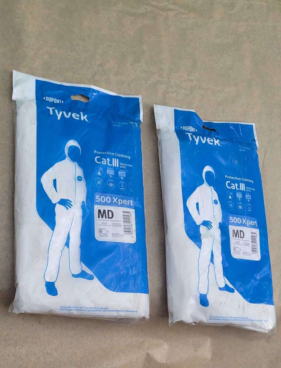 Tyvek 500 Xpert (MD) COVERALL Cat III (Bid Per Lot)