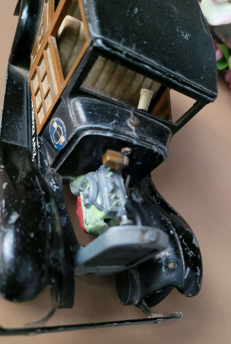 Vintage Collectable WOODY FORD PANEL TRUCK 854-5K-With Broken Steering Wheel, As Pictured