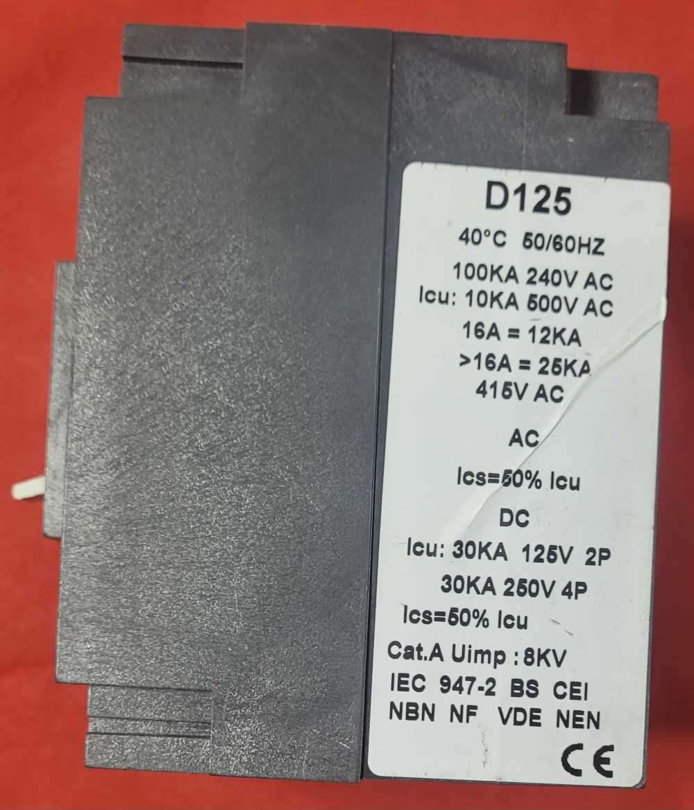 D125 Général Electric 415V AC Breaker