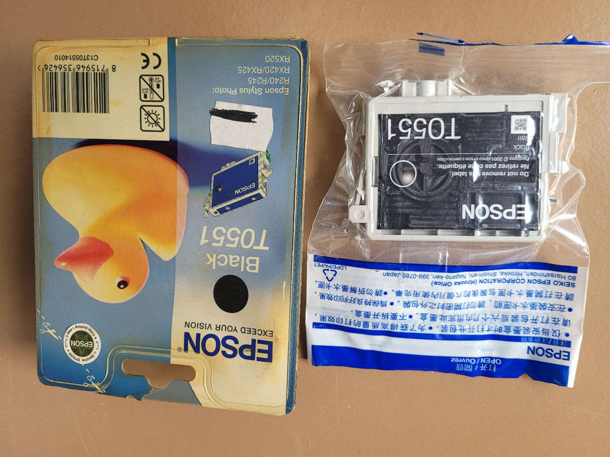 JOB-LOT EPSON Unused Ink Printer Cartridges  (Bid Per Lot)