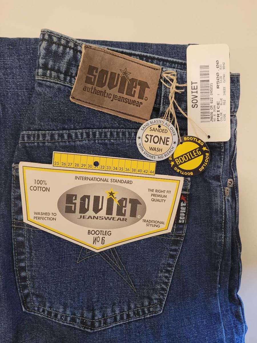 Size 31 Soviet Bootleg No.6 Stone-Wash Jeans