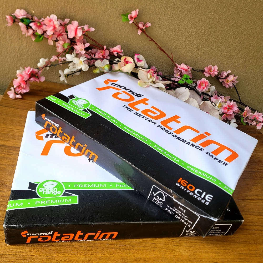 A3 80 Gsm 500-Sheets Mondi Rotatrim Premium Bond/Copy White Paper. (Bid Per Piece)  LAST 2x...