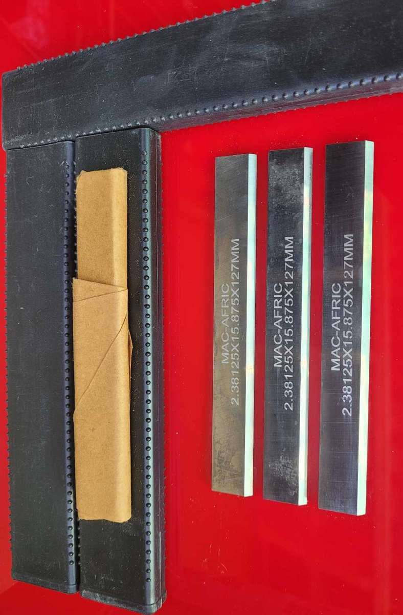 Mac Afric Replacement HSS Machine Cut-Off Blades 2.381 x 15.875 x 127mm (Set of 3)