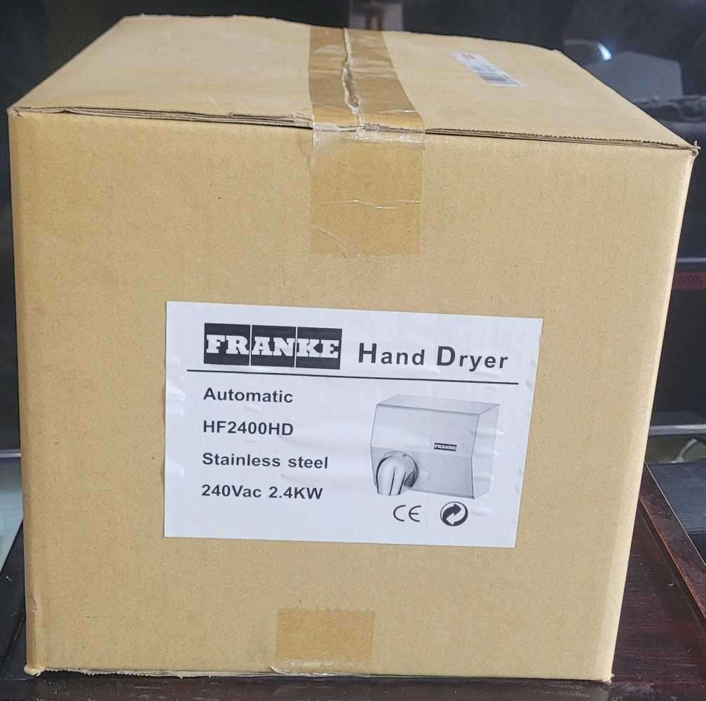 LAST ONE... Infra-red 2.4Kw Automatic Wall-Mount Hand Dryer (HF2400HD) - NO MOUNTING SCREWS