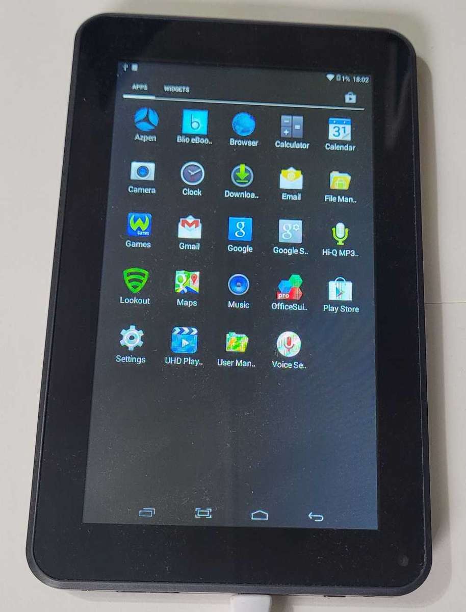7" Clean-Used AZPEN WIFI TABLET (A727)