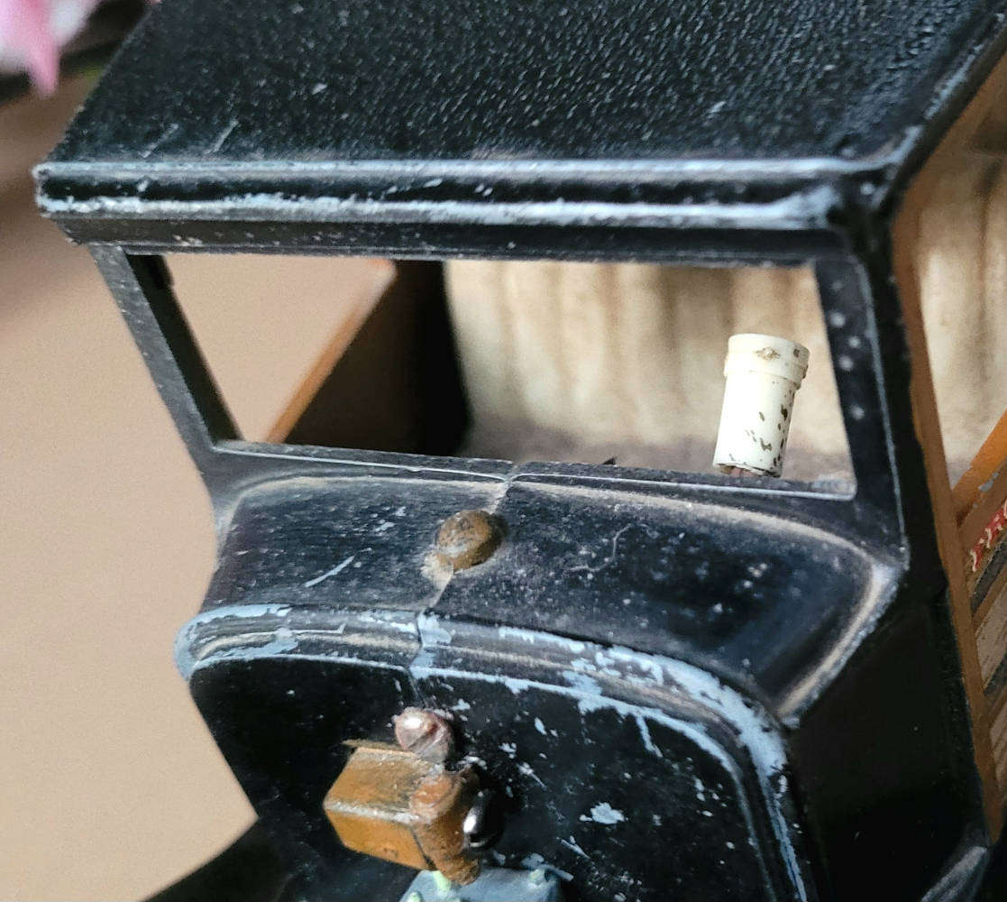 Vintage Collectable WOODY FORD PANEL TRUCK 854-5K-With Broken Steering Wheel, As Pictured