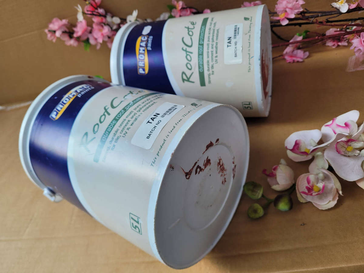 5L  PROMAC (TAN COLOUR) Roof Protection Paint (Bid Per Piece-To Take Both)