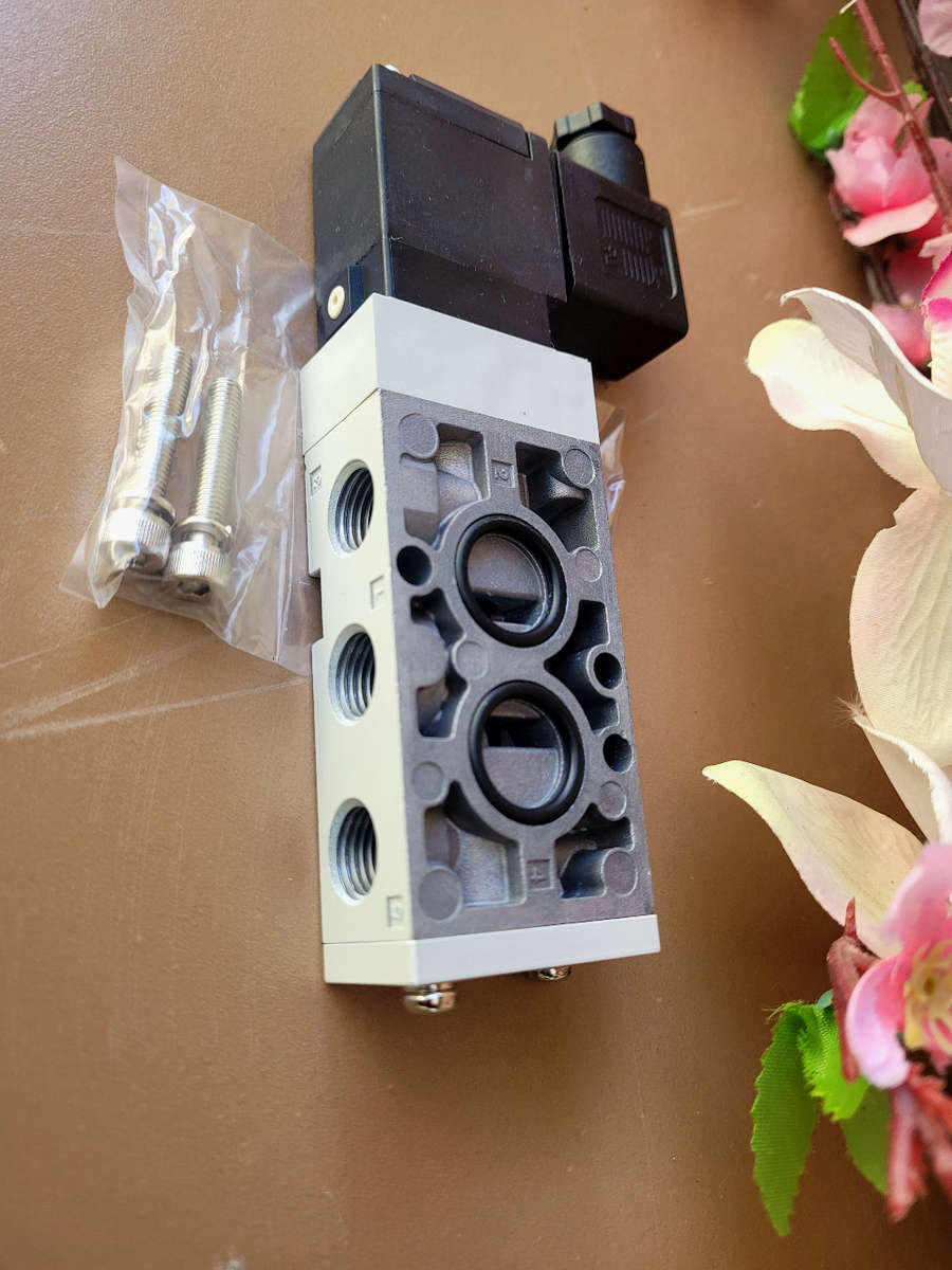 SMC (Japan) 5-Port Solenoid Valve (For Double-Acting Pneumatic actuators).