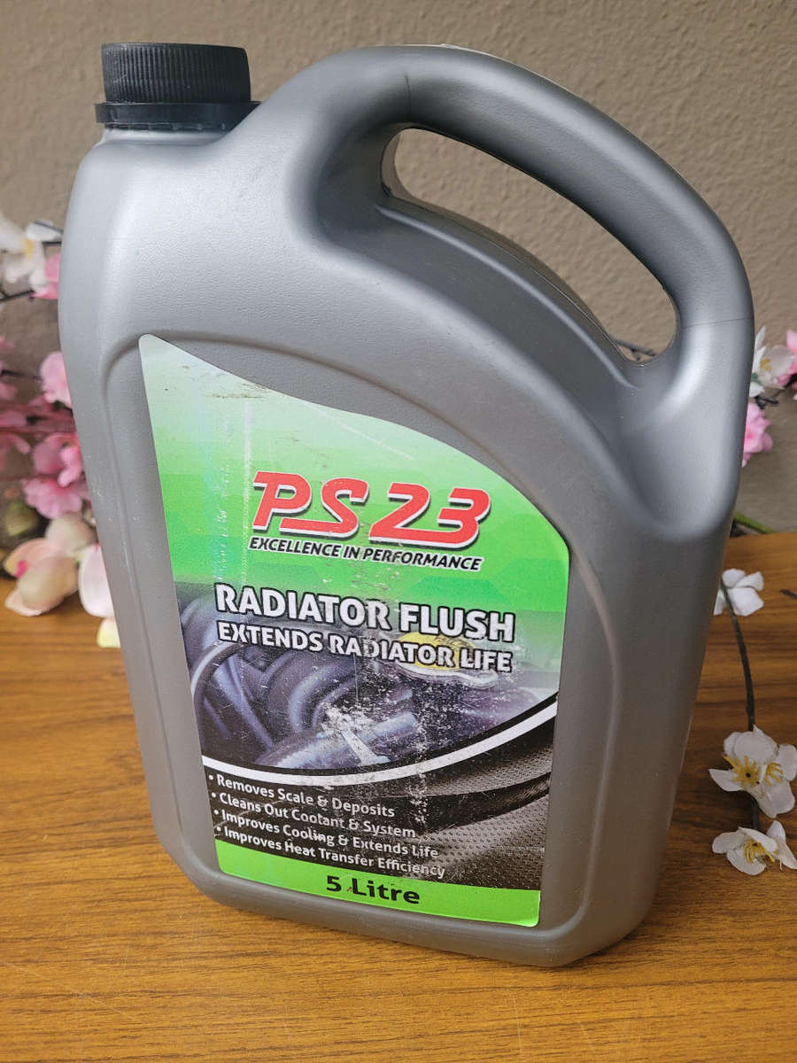 5L PS 23 RADIATOR FLUSH -As Pictured. ( Bid Per 1x 5L)