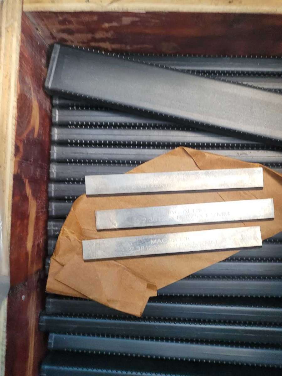 Mac Afric Replacement HSS Machine Cut-Off Blades 2.381 x 15.875 x 127mm (Set of 3)